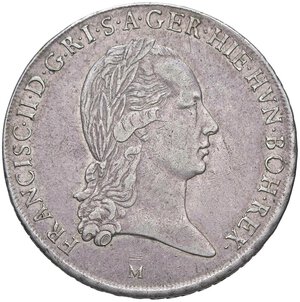 obverse: MILANO Francesco II (1792-1796) Crocione 1793 - MIR 472/2 AG (g 29,44). qBB/BB