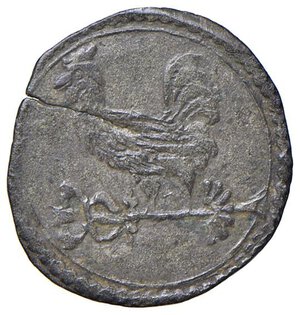 reverse: MIRANDOLA Galeotto II Pico (1533-1550) Quattrino  - MIR 498 MI (g 1,12) ampia frattura del tondello. BB+