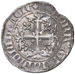 reverse: NAPOLI Roberto d Angiò (1309-1343) Gigliato - MIR 28 AG (g 3,99) Depositi. MB-BB