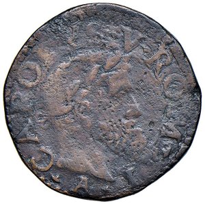 obverse: NAPOLI Carlo V (1516-1556) 3 Cavalli - Magliocca 79 CU (g 5,12) R. qBB/BB