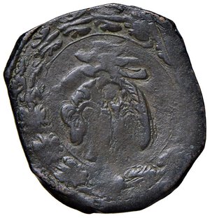 reverse: NAPOLI Filippo IV (1621-1665) Tornese 1636 GA/C - Magliocca 109 Cu (g 4,66) RR Data ben visibile sotto il busto. qBB/BB