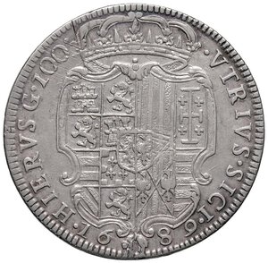 reverse: NAPOLI Carlo II (1674-1700) Ducato 1689 - Magliocca 6 AG (g 25,51) Graffietti di conio al R/. BB/BB+