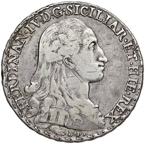 obverse: NAPOLI Ferdinando IV (1759-1799) Ducato 1785 BP - Nomisma 1785 AG (g 22,50). qBB/BB