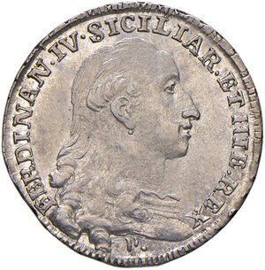 obverse: NAPOLI Ferdinando IV (1759-1799) 20 Grana 1792 - Magliocca 279 AG (g 4,56) RR Bella patina. SPL/SPL+