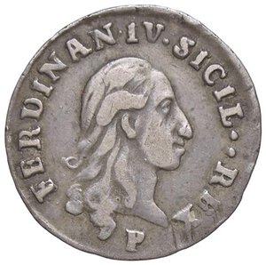 obverse: NAPOLI Ferdinando IV (1759-1799) Carlino 1798 - Nomisma 520 (SICIL··) AG (g 2,27) RR. BB