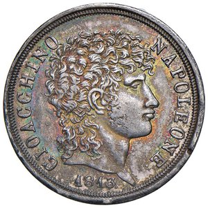 obverse: NAPOLI Murat (1808-1815) 2 Lire 1813 - Nomisma 742 (g 10,00) AG RR Colpetti al bordo. BB-SPL