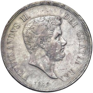 obverse: NAPOLI Ferdinando II (1830-1859) Piastra 1840 - Nomisma 942 AG (g 27,43). qBB/BB