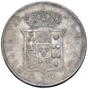 reverse: NAPOLI Ferdinando II (1830-1859) Piastra 1840 - Nomisma 942 AG (g 27,43). qBB/BB