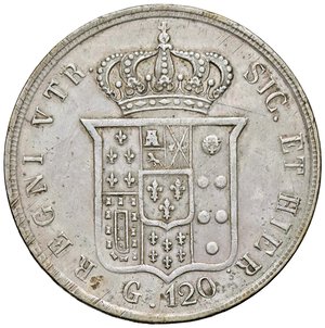 reverse: NAPOLI Ferdinando II (1830-1859) Piastra 1857 - Nomisma 968 AG (g 27,53). BB