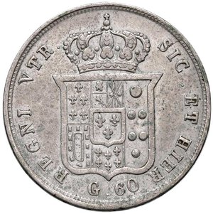 reverse: NAPOLI Ferdinando II (1830-1859) Mezza Piastra 1835 6 su 5 (?) - Magliocca 575 AG (g 13,64) Piccole macchie. qBB