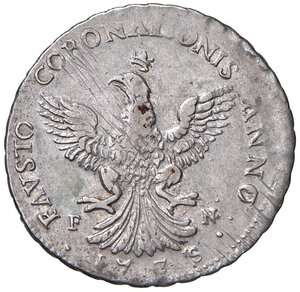 reverse: PALERMO Carlo di Borbone (1734-1759) 4 Tarì 1735 sigla F N - Serio 36; MIR 556 AG (g 8,99) R Piccola corrosione al R/, diffusi graffi di conio. BB