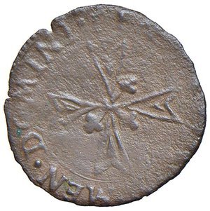 reverse: PASSERANO Anonime dei Radicati (1581-1598) Contraffazione della parpaiola di Savoia - cfr. MIR 908 CU (g 0,81) RR. MB