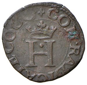 obverse: PASSERANO Anonime dei Radicati (1581-1598) Liard 1581 - MIR 926 CU (g 0,94). BB