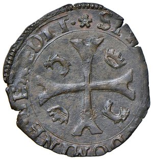 reverse: PASSERANO Ercole Radicati (1585-1587) Grosso dozzeno - MIR 942 MI (g 2,46) RR. BB