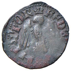 reverse: PISA Repubblica (a nome di Federico II, 1313-1406) Picciolo, segno 59 - MIR 418/4 CU (g 0,62). qBB