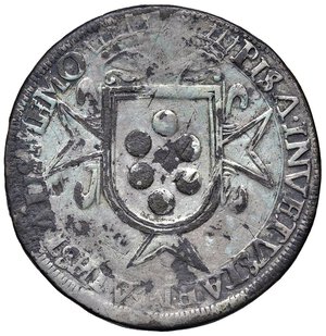 reverse: PISA Cosimo II (1608-1620) Tallero 1611 - MI (g 21,18) Interessante falso d epoca. MB