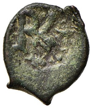 reverse: SALERNO Tancredi (1187-1194) Frazione di follaro - Biaggi manca; Cappelli 235 CU (g 1,55). BB