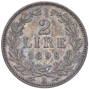 reverse: SAN MARINO 2 Lire 1898 - Gig. 25 AG (g 9,99). BB-SPL