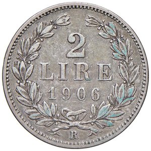 reverse: SAN MARINO 2 Lire 1906 - Gig. 26 AG (g 9,95). BB