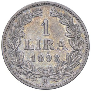 reverse: SAN MARINO Lira 1898 - Gig. 27 AG (g 5,00) R Splendida patina. BB