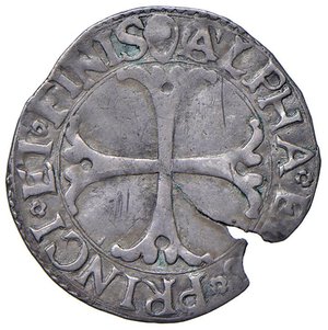 reverse: SIENA Repubblica (1404-1555) Grosso da 7 soldi - MIR 536 (segno 71) Frattura di tondello. Con cartellino da vecchia raccolta. BB