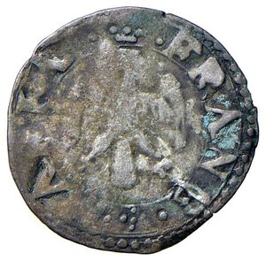 reverse: URBINO Francesco Maria I della Rovere (1508-1538)  Baiocchetto - Cav. 71 AG (g 0,39) Frattura di tondello. MB-qBB