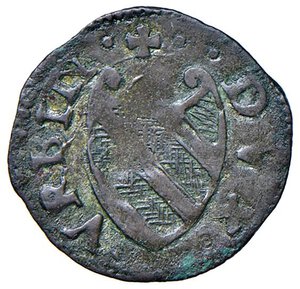 reverse: URBINO Francesco Maria I della Rovere (1508-1538) Quattrino - Cav. 73 CU (g 0,87). qBB