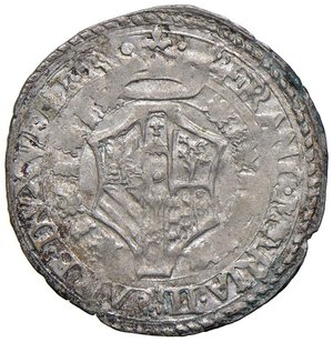 obverse: URBINO Francesco Maria II (1574-1624) Grosso di modulo largo, variante con caratteri grandi - Cavicchi 219 AG (g 2,36) Modesta ondulazione del tondello ma buon esemplare per questo tipo di moneta. qSPL