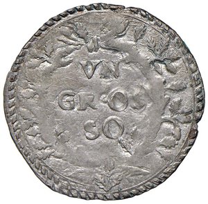 reverse: URBINO Francesco Maria II (1574-1624) Grosso di modulo largo, variante con caratteri grandi - Cavicchi 219 AG (g 2,36) Modesta ondulazione del tondello ma buon esemplare per questo tipo di moneta. qSPL