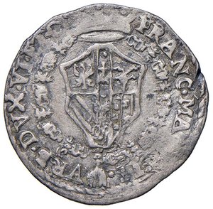 obverse: URBINO Francesco Maria II (1574-1624) Grosso di modulo largo, variante con caratteri piccoli - Cavicchi 220 AG (g 2,29) Lieve piegatura di tondello. qBB/BB