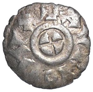 obverse: VENEZIA Orio Malipiero (1178-1192) Denaro - Biaggi 2759 MI (g 0,31). SPL