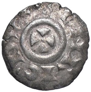 obverse: VENEZIA Enrico Dandolo (1192-1205) Denaro - Biaggi 2762 MI (g 0,35). SPL