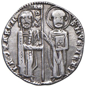 obverse: VENEZIA Iacopo Contarini (1275-1280) Grosso - Pa. 1 AG (g 2,07). BB