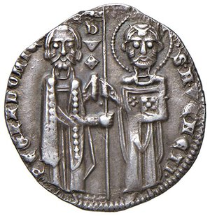 obverse: VENEZIA Pietro Gradenigo (1289-1311) Grosso - Pa. 1 AG (g 2,15) Colpo al bordo. qSPL