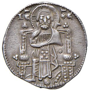 reverse: VENEZIA Pietro Gradenigo (1289-1311) Grosso - Pa. 1 AG (g 2,15) Colpo al bordo. qSPL