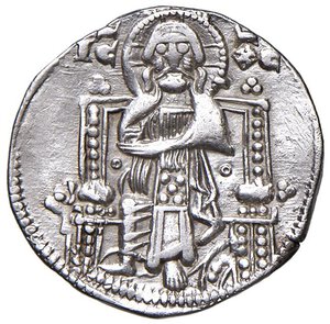 reverse: VENEZIA Pietro Gradenigo (1289-1311) Grosso - Pa. 2 AG (g 2,06) Qualche ossidazione, leggermente lucidato. BB+