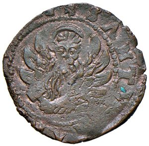 reverse: VENEZIA Marino Grimani (1595-1605) Sesino - Pa. 20 CU (g 1,32) Potrebbe essere anche un falso della zecca di Frinco! Molto interessante.. qBB