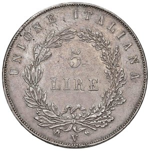 reverse: VENEZIA Governo Provvisorio (1848-1849) 5 Lire 1848 22 marzo - Gig. 2 AG (g 25,06). BB/BB+