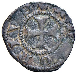 reverse: VERONA Bartolomeo e Antonio della Scala (1375-1381) Quattrino - MIR 319 MI (g 0,80). BB