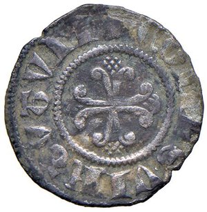 reverse: VERONA Gian Galeazzo Visconti (1387-1402) Denaro - MIR (Milano) 132 MI (g 0,47). BB+