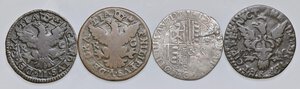 obverse: Lotto di tre monete palermitane e una di Pesaro. Come da foto, da esaminare. MB-qBB