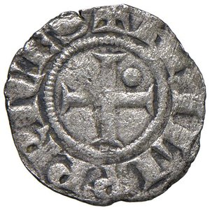 obverse: SAVOIA Filippo di Savoia principe d Acaja (1301-1334) Denaro  - MIR 8 AG (g. 0,94) RR. BB