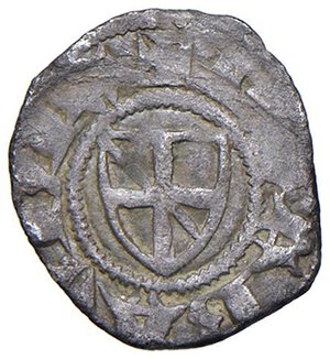 reverse: SAVOIA Ludovico principe d Acaja (1402-1418) Viennese - MIR 74 MI (g 0,64) RR. BB+