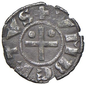 obverse: SAVOIA Umberto II (1080-1103) Denaro secusino III Tipo - MIR 8b  AG (g 0,88) RR. BB+