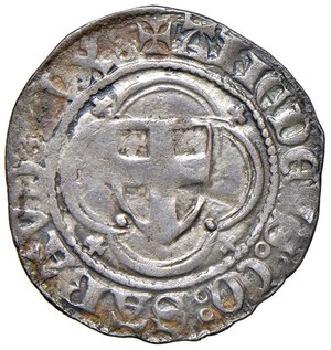 obverse: SAVOIA Amedeo VIII Conte (1398-1416) Mezzo grosso Chiablese - MIR 115 MI (g 1,84) NC. BB+