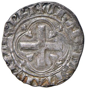 reverse: SAVOIA Amedeo VIII Conte (1398-1416) Mezzo grosso Chiablese - MIR 115 MI (g 1,84) NC. BB+