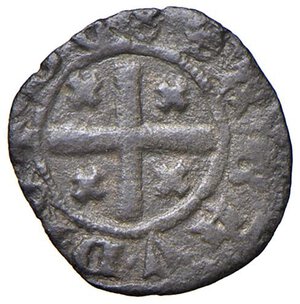 reverse: SAVOIA Amedeo VIII Conte (1398-1416) Obolo di bianchetto - MIR 128e MI (g 0,73) NC. BB