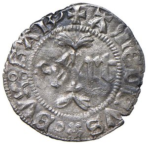 obverse: SAVOIA Amedeo VIII Duca (1416-1440) Quarto di grosso Chiablese I tipo - MIR 142g MI (g 1,58) NC Di qualita  assolutamente inusuale. SPL