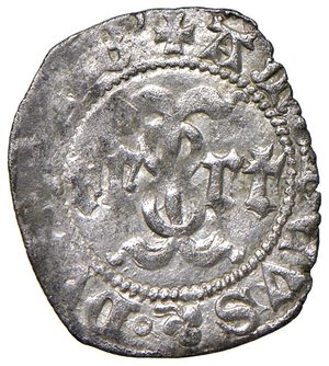 obverse: SAVOIA Amedeo VIII Duca (1416-1440) Quarto di grosso Chiablese I tipo - MIR 142j MI (g 1,31) NC Di qualita  assolutamente inusuale. BB+