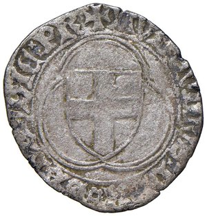 obverse: SAVOIA Ludovico (1440-1465) Doppio bianco - MIR 208 AG (g 2,80) Macchie. qBB